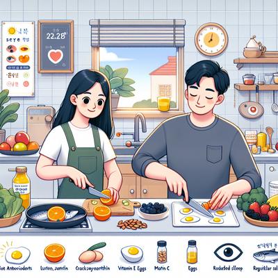 눈 건강을 지키는 맛있는 비결과 스마트한 생활 습관